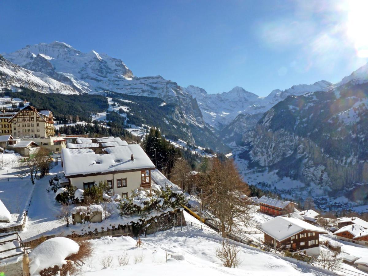 Apartment Helene-3 Wengen Buitenkant foto